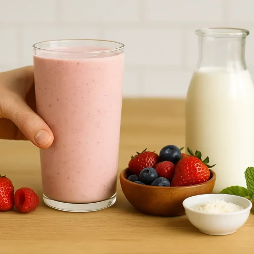 Kefir Strawberry Smoothie