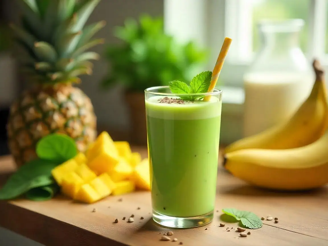 Green Kefir Smoothie
