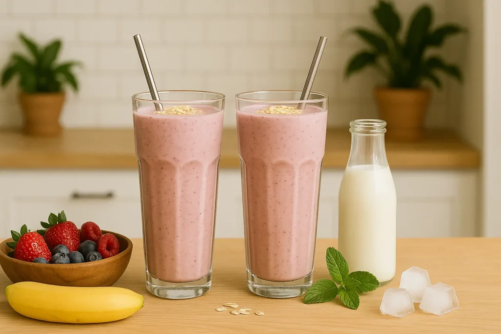 Kefir Oatmeal Smoothie