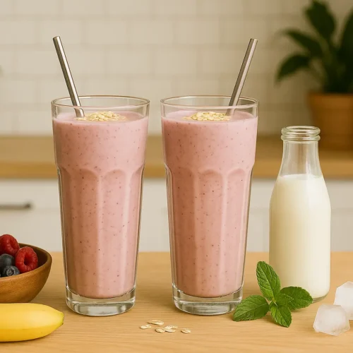 Kefir Oatmeal Smoothie