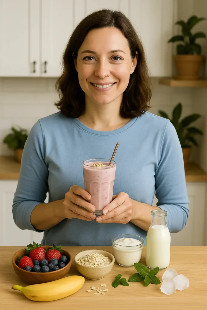 Kefir Oatmeal Smoothie By Natalia Smith
