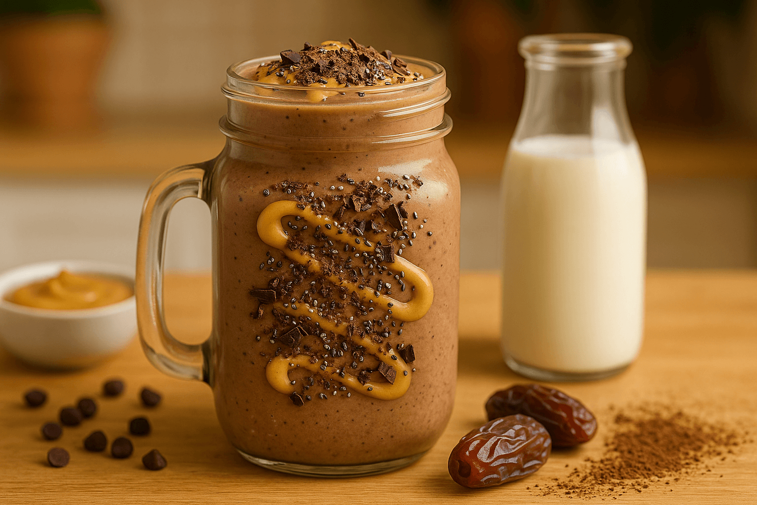 Kefir Peanut Butter Smoothie