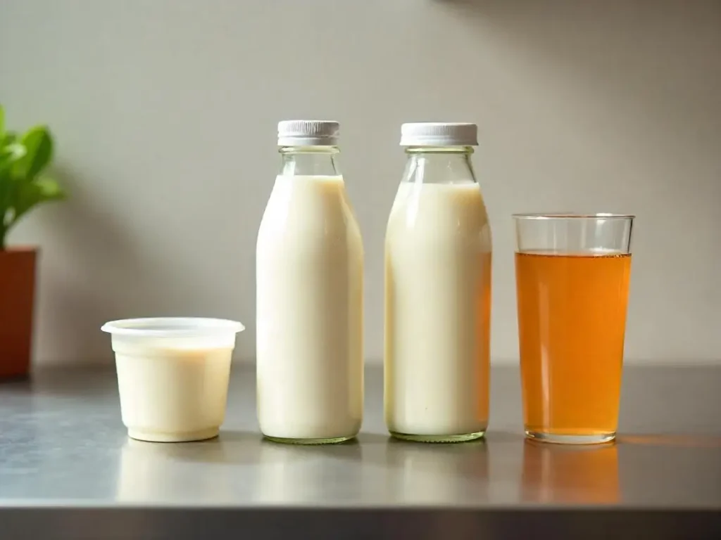 Kefir vs. Yogurt vs. Buttermilk vs. Kombucha