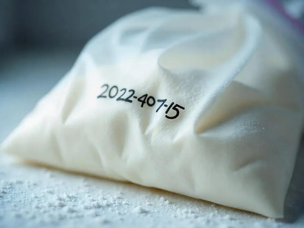 Freezing kefir grains