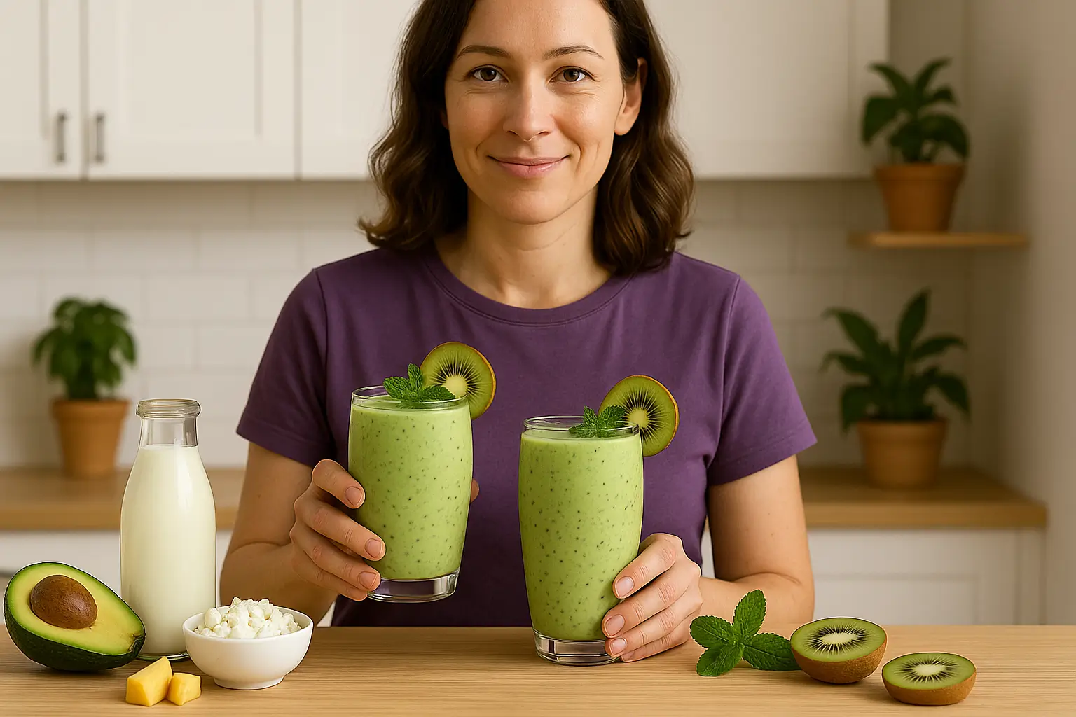Kefir Kiwi Smoothie