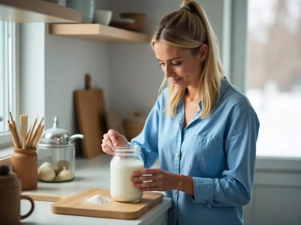 Storing kefir grains