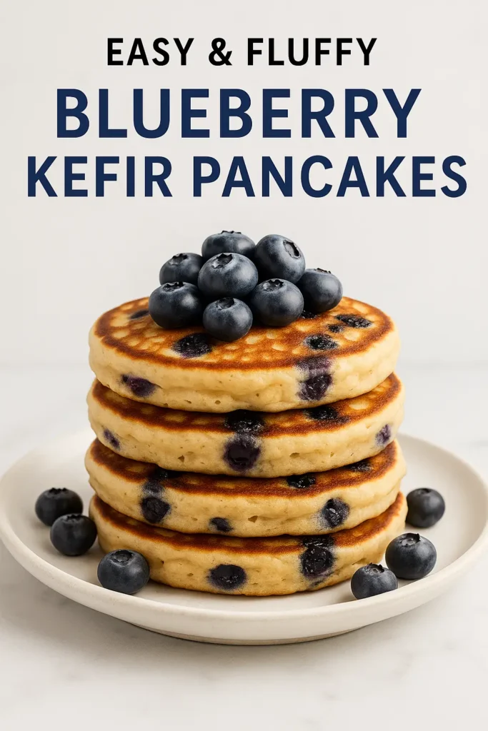 Kefir Pancakes Blueberry