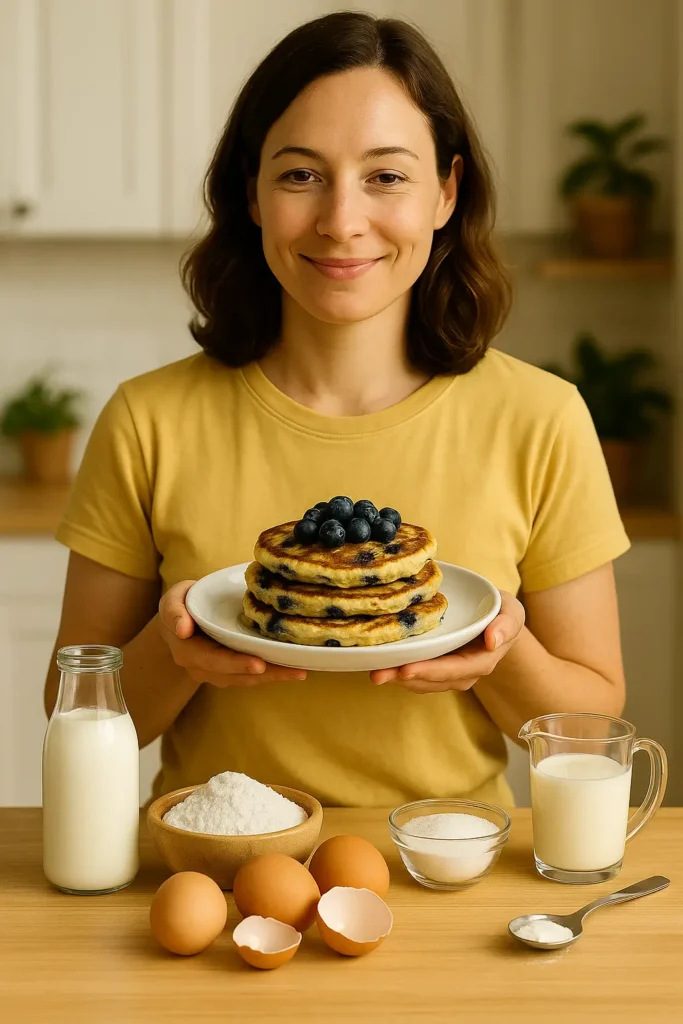Kefir Pancakes Blueberry by Natalia Smith