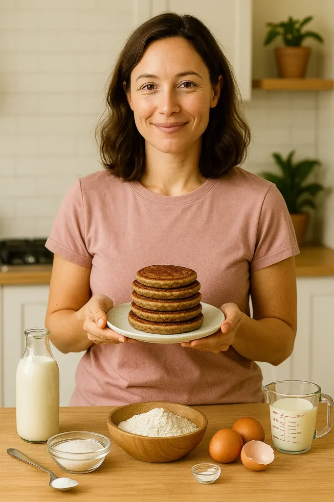 Kefir Buckwheat Pancakes​ by Natalia Smith
