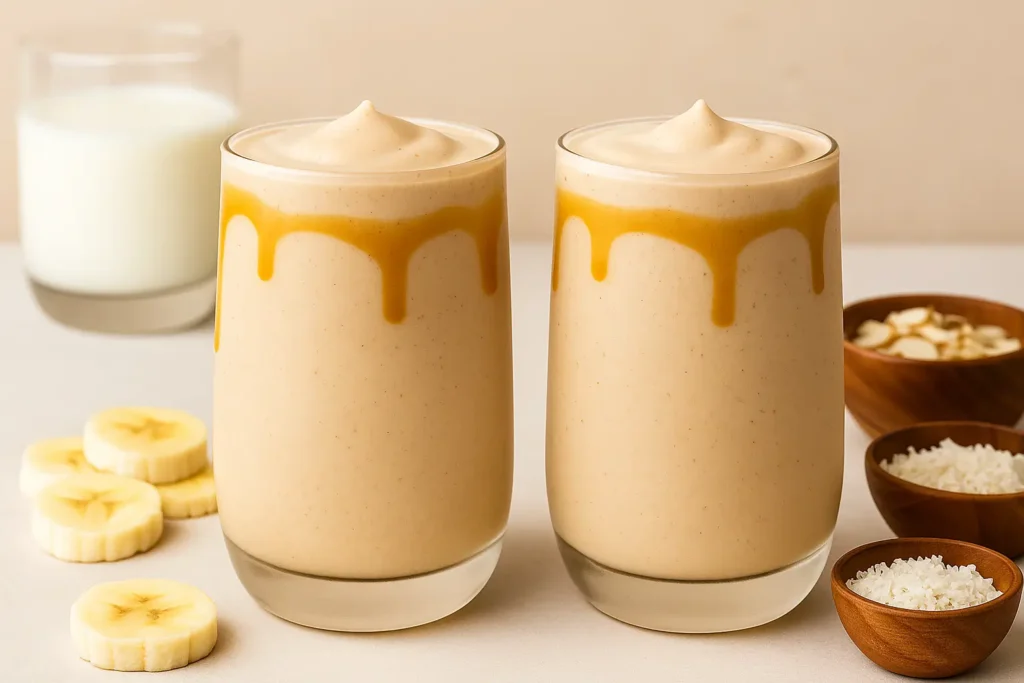 Banana Caramel Kefir Smoothie