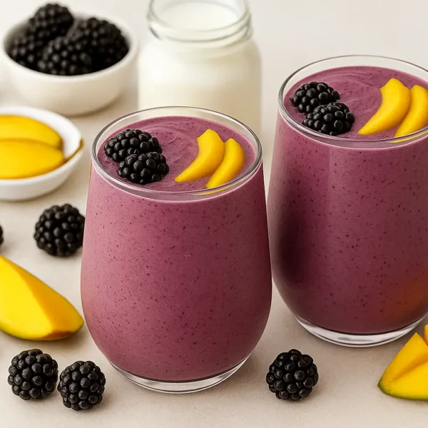 Blackberry Mango Kefir Smoothie