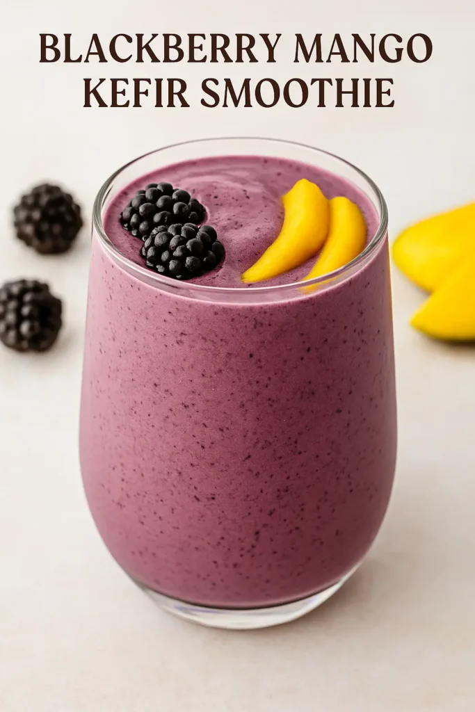 Blackberry Mango Smoothie