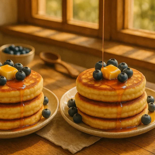 Fluffy Kefir Pancakes