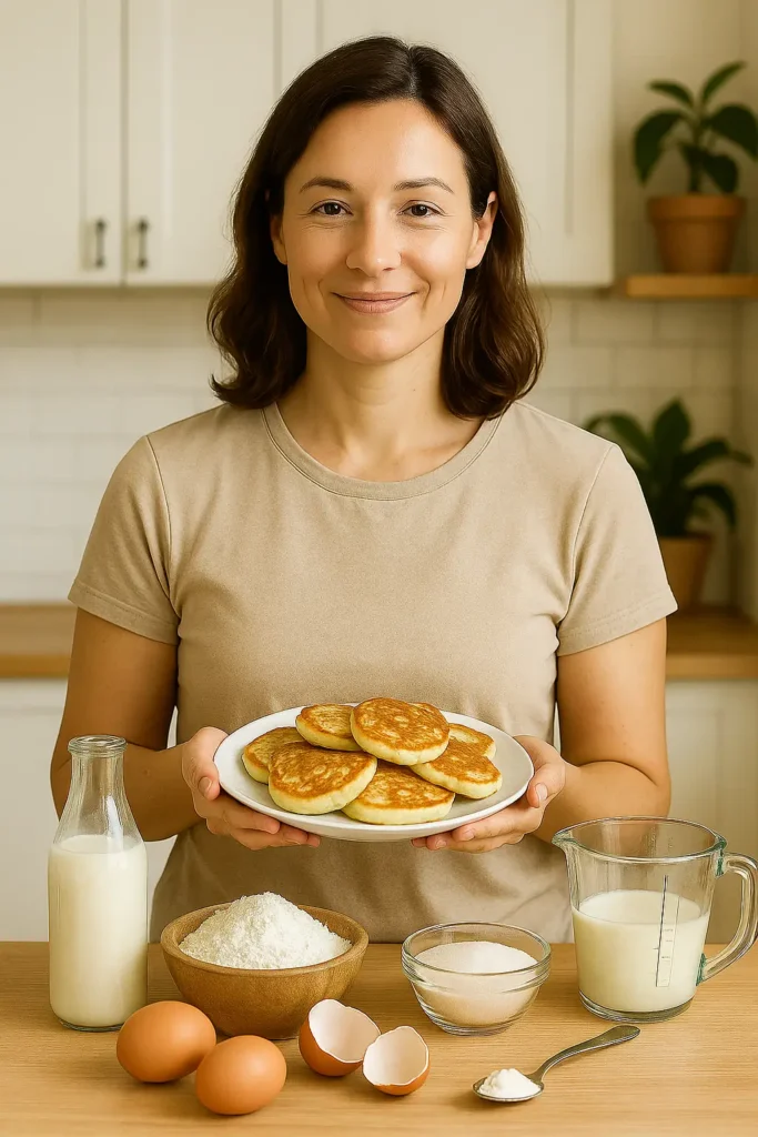Fluffy Kefir Pancakes by Natalia Smith