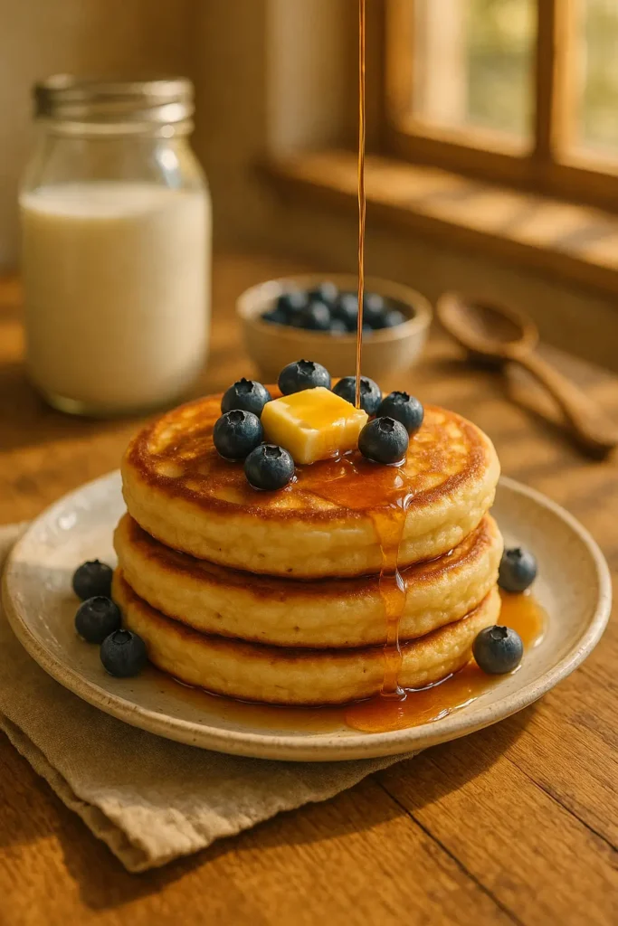Fluffy Pancakes with Kefir