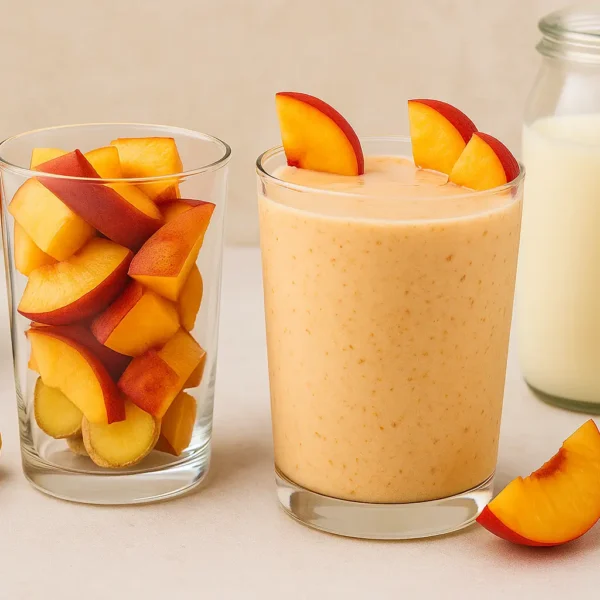 Peach Ginger Kefir Smoothie