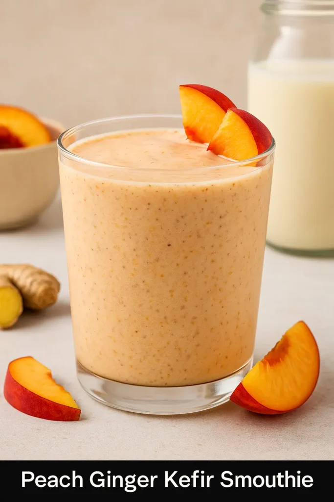 Peach Ginger Smoothie