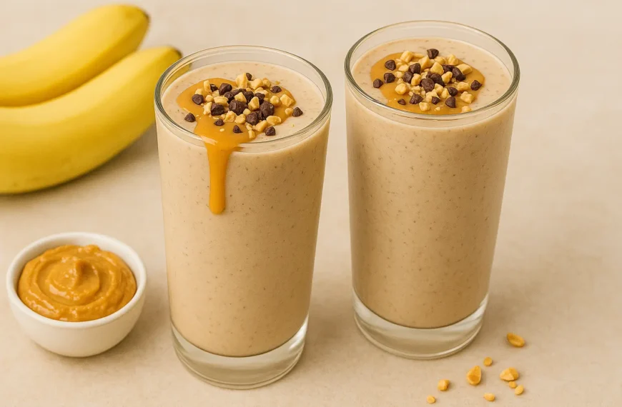 Peanut Butter Banana Kefir Smoothie​