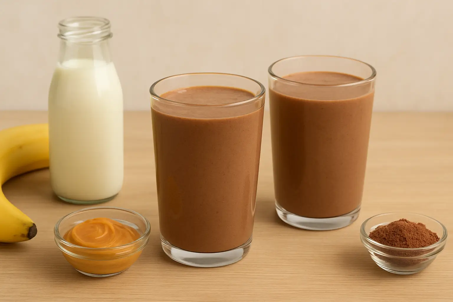 Peanut Butter Chocolate Kefir Smoothie