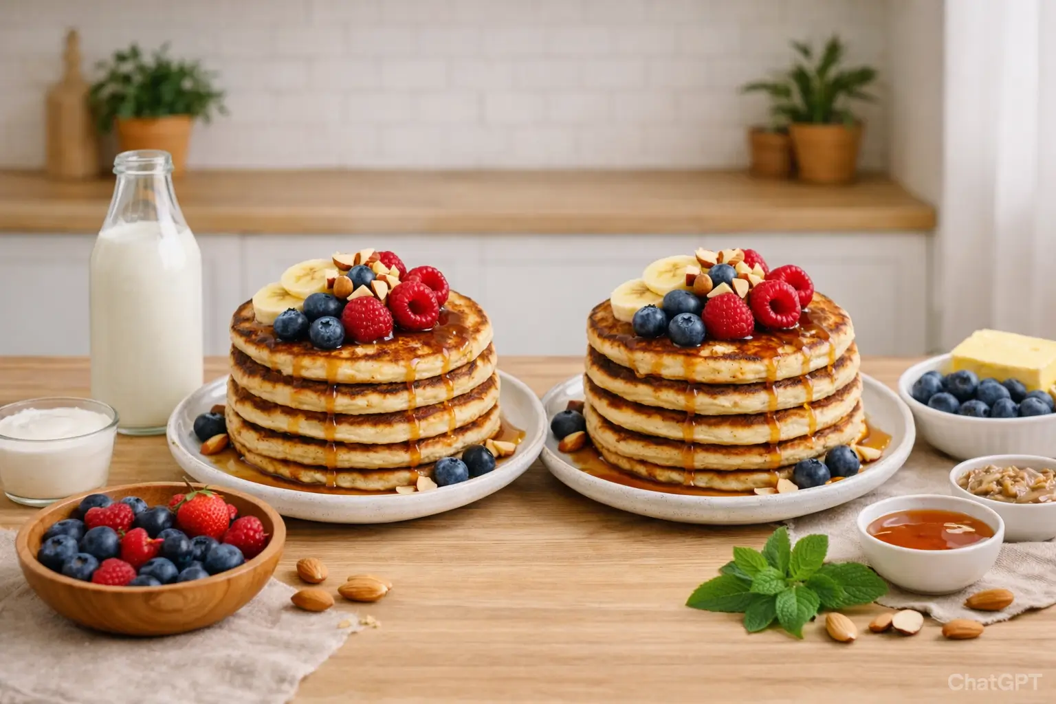 Almond Flour Pancakes With Kefir