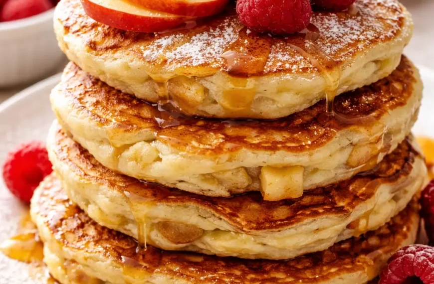 Apple Kefir Pancakes