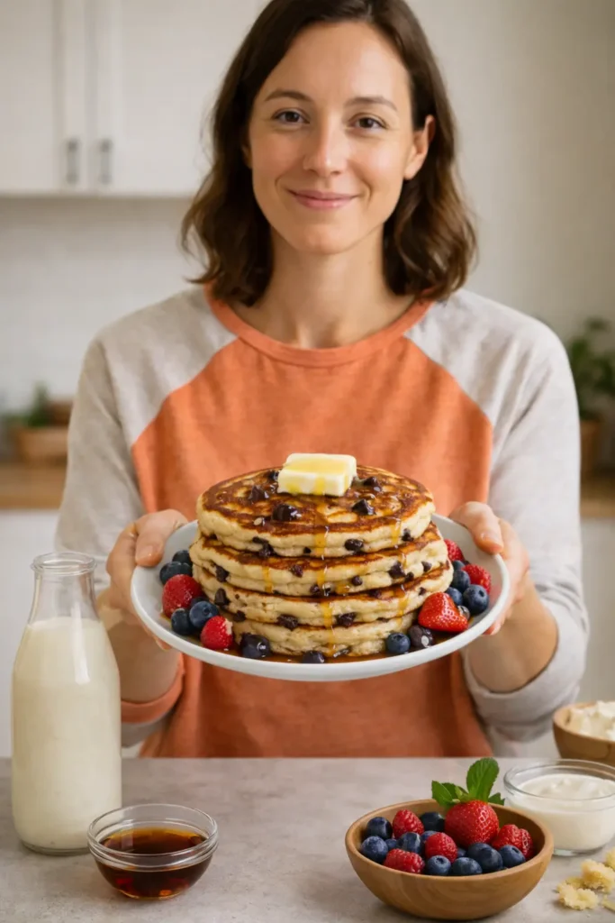 kefir chocolate chip pancakes​ By Natalia Smith