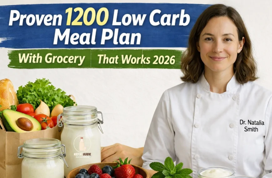 Proven 1200 Low Carb Meal Plan With Grocery List That Works 2026