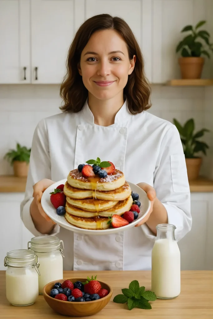 Russian Pancakes With Kefir By Natalia Smith