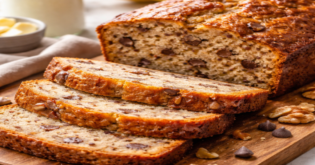 banana bread with kefir