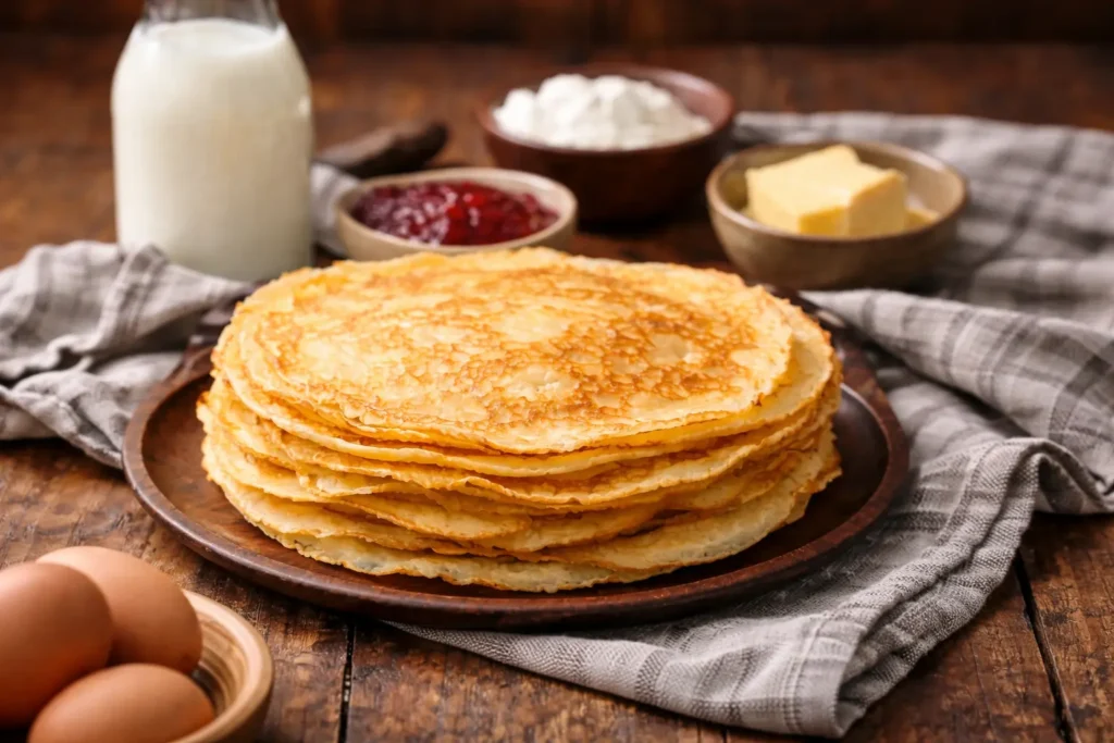 crepes with kefir​