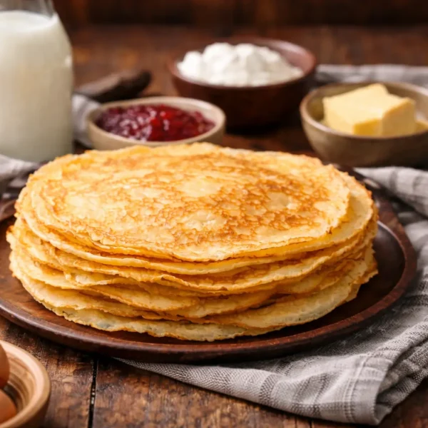 crepes with kefir​