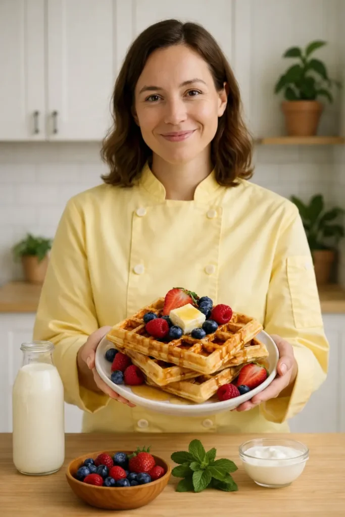 waffle recipe with kefir​ by Natalia Smith