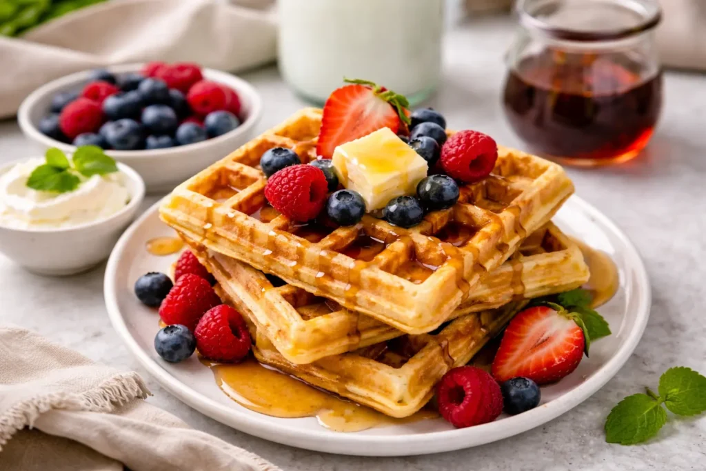 waffle recipe with kefir​