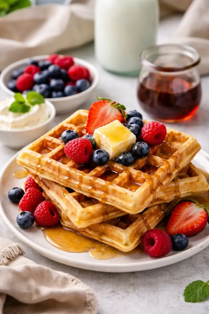 "Kefir Waffles "