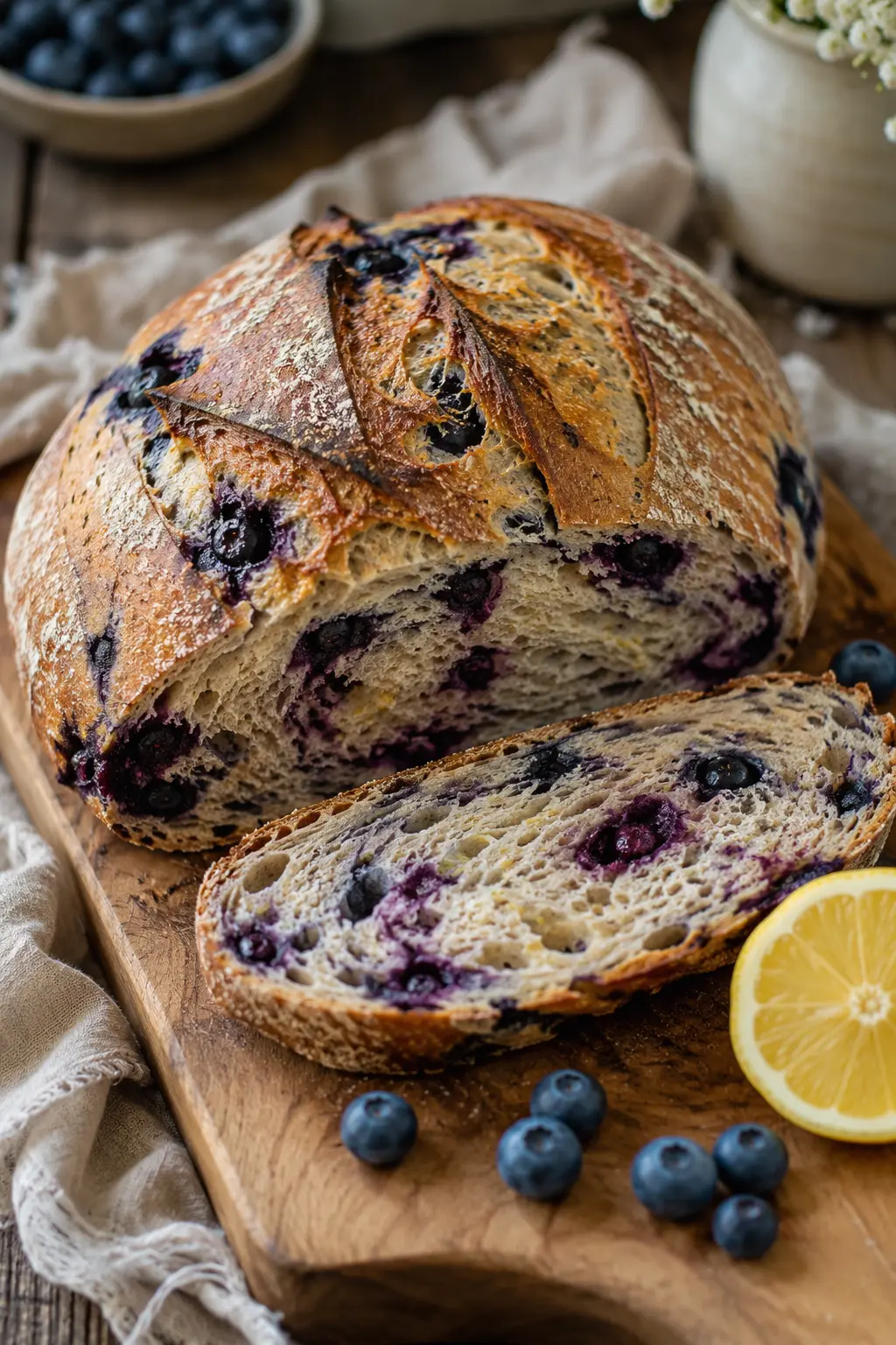 blueberry-lemon-sourdough-bread