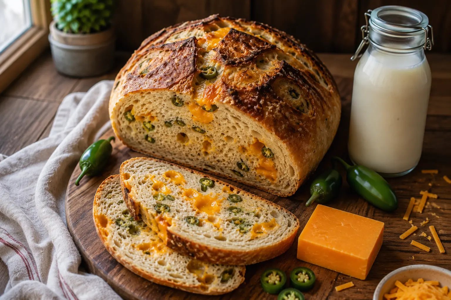 jalapeno-cheddar-kefir-sourdough-bread