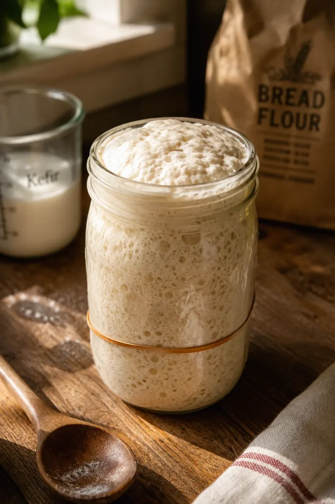 kefir-sourdough-starter-101