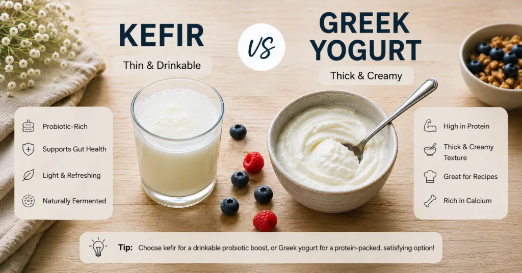 Kefir vs Yogurt: Which One Is Actually Better for You? 7 kefir-vs-yogurt