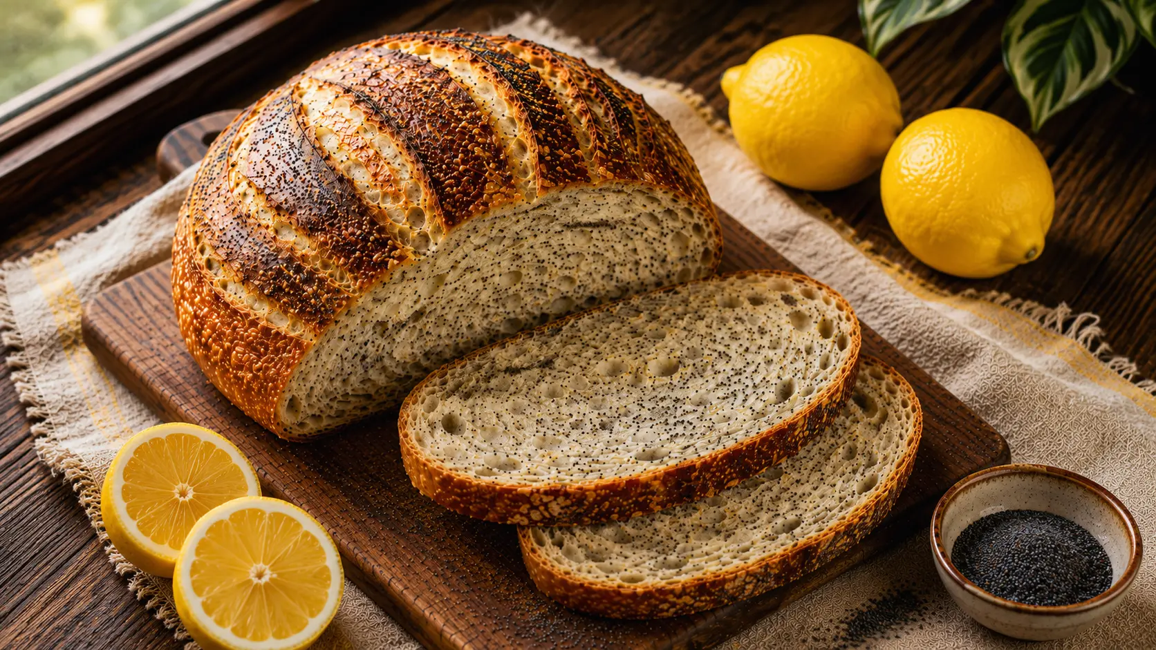 lemon-poppy-seed-kefir-sourdough-bread