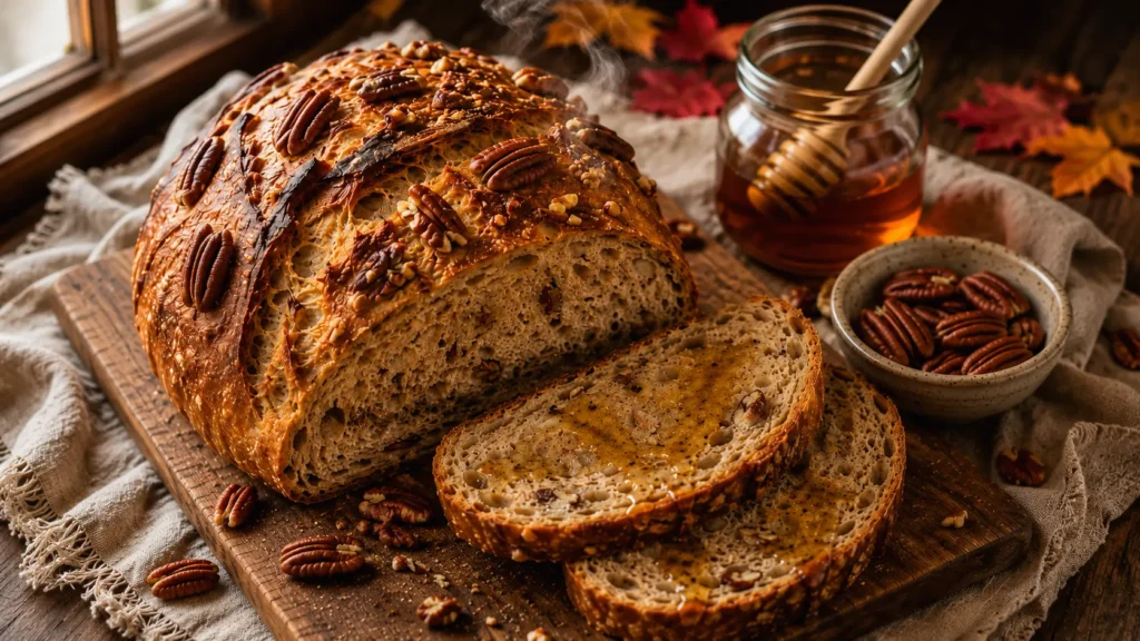 maple-pecan-kefir-sourdough-bread