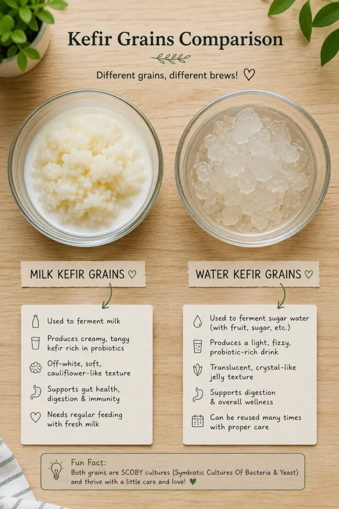 milk-kefir-grains-vs-water-kefir-grains-comparison